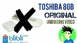 Buka paket Beli Flashdisk Toshiba Putih ke KW Hitam (Ketipu)
