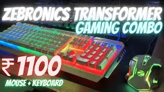 Zebronics Transformer Gaming Keyboard and Mouse Combo Unboxing