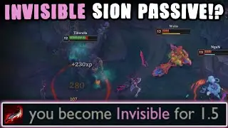 Invisible AD Sion! Welcome to Season 11 | League of Tilt