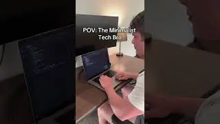 The minimialist tech bro 🤣 #programming #techgeeks #techgadgets