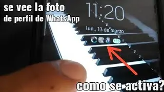 como activar una opción para q se vea la foto de perfil en tu notificaciones #whatsapp #video