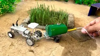 diy tractor water tanker machine science project || part 1 ||