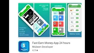 App Name:(Fast Earn Money App 24 hours) Earning app Real withdraw Ads watching Earning Dollars