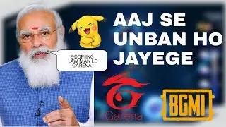 FREE FIRE & BGMI UNBAN INDIA | WHAT IS eDOPING AND eLAWS | FUTURE OF ESPORT GAME | FREE FIRE OLYMPIC