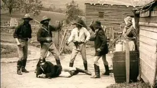 World's first feature film, The Story of the Kelly Gang (1906) - Kate is assaulted