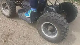 Copii cu atv minicross