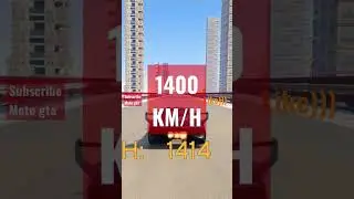 Bugatti acceleration up to 1400 km/h #gta5 #gtav #gta6 #shorts #highspeed #gta #online #crash