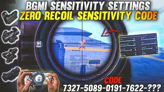 NEW UPDATE 3.2 !!🔥BEST SENSITIVITY CODE+CONTROL SETTINGS BGMI/PUBG MOBILE | BGMI AFTER UPDATE 3.2