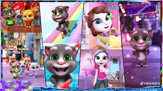 Baby Tom🌿+Tom Friends🌈+Angela2💝+Angela🌸 Tiktok Videos|SUMMER SEASON SPECIAL!😉🦋🍒🌉/ SUMMER PREMIERE!🔴🏖