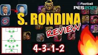 MANAGER REVIEW FOR TOURNAMENT IN PES 2021 MOBILE | S. RONDINA 4312 | MUST TRY