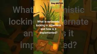Day 68/100: What is Optimistic locking in Hibernate ?