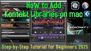 Add Kontakt Libraries on macOS | Kontakt Player 6, 7 & 8 Setup