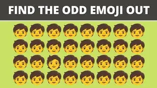 How good are your eyes 👀 | Can You Find The Odd Emoji Out ? #7 | Emoji Puzzle || Keep It Simple ||