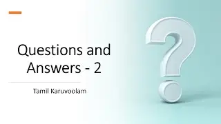 Technical Questions and Answers | Part-2 | Tamil