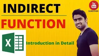 How to use Indirect Function in Detail in Excel | Introduction to Indirect Function | Hindi/Urdu
