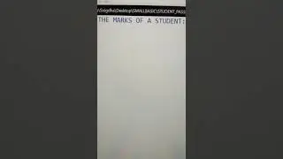 WAP to check whether the student is pass or fail...