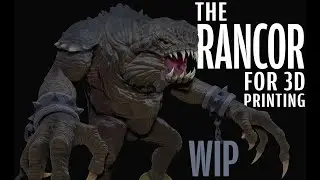 Rancor monster from Star Wars 3d model for 3d printing