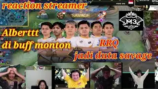 reaction streamer arbert savege pertama di M3