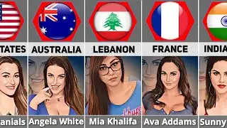 Adults Stars From Different Countries