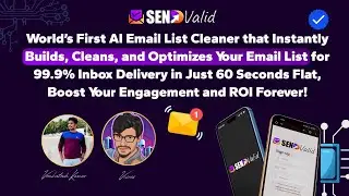 AI Email List Cleaner And Email Verification Software ✅  SendValid Review By Venkatesh Kumar ✅