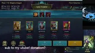 Raid Shadow legends Doom Tower Magma Dragon normal floor 110 full fight clear