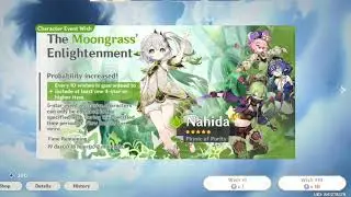 The Moongrass Enlightenment Nahida Pull #genshinimpact
