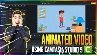 How to Create Cartoon Animation | Camtasia Studio 9Tutorial