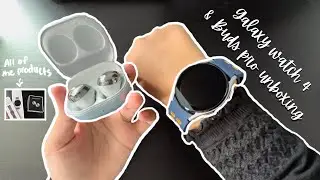 Galaxy Watch 5 & buds pro ASMR unboxing #asmrunboxing #galaxywatch5 #buds #galaxy