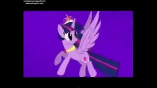 Twilight Sparkle Красками разными  белыми, красными