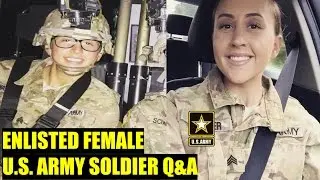 ENLISTED FEMALE U.S. ARMY SOLDIER Q&A Part 1 | ASK A SOLDIER 26