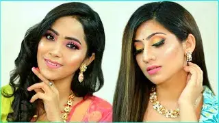 MUST Try Festive LOOK - RAKHI Special HAIRSTYLE & MAKEUP |  
