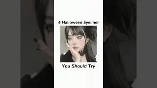 4 Halloween eyeliner you should try !! • easy halloween eye looks  • halloween makeup 🎃
