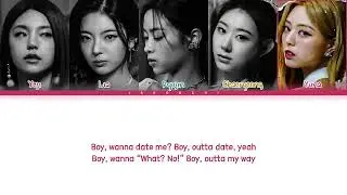 ITZY Boys Like You Lyrics Color Coded Lyrics