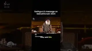 SADHGURU MESSAGE ON MAHASHIVRATRI #sadhguru #shiva #life #savesoil#depression #ishafoundation#karma