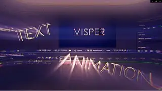 Visper Texts Animations - After Effects Tutorial