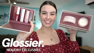 NEW! Glossier Holiday Kits | Bath Duo, Essential Edit & Cranberry Lip Trio