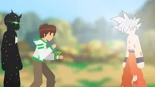 Ben 10 vs Goku in sticknodes part 03 #ben10vsgoku