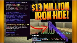 The 13 Million Iron Hoe (Hypixel Skyblock)