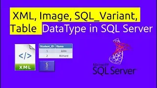 Datatype | sql image data type | XML | sql_variant | DataTypes in SQL Server