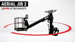 Get access everywhere with your #MANITOU telehandler 🔥 #AerialJib2 #platform #construction