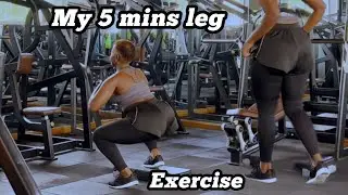 simple Exercises that can help you build your thighs / my 5mins leg dumbbell exercise #legday#quards