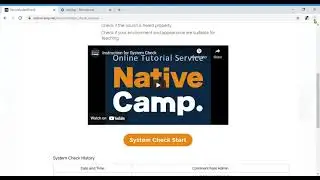 Native Camp - System Check (how to allow sites to access your camera and microphone)