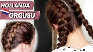 Hollanda Örgüsü Nasıl Yapılır? (Ters Örgü) | Dutch Braid 👧🏻