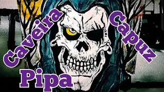 Pipa Caveira Capuz