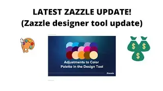 Latest Update for Zazzle designer tool(color palettes and drop shadow for text update)