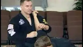 Master Drew Serrano teaching a punch defense
