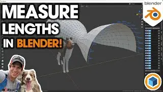 How to MEASURE EDGES in Blender!