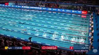 Katie Ledecky destroys heat in Phillips 66 Nationals 800fr!