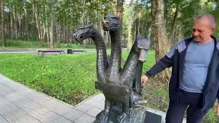 1 - 8 августа! Много вкусняшек! Парк Берендеевка! Кострома! Уборка лука и чеснока и новый питомец!