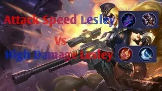 Attack speed Vs High Damage With Lesley | Experimental